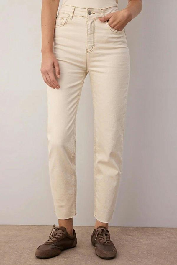 WOVCOR High Waist Slim Mom Jeans
