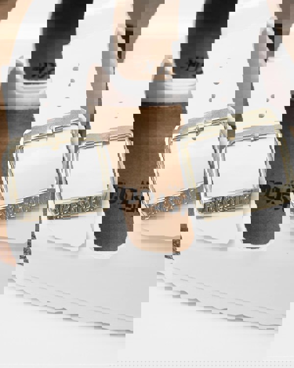 Birkenstock Arizona Birko-Flor Patent Womens Sandals - White