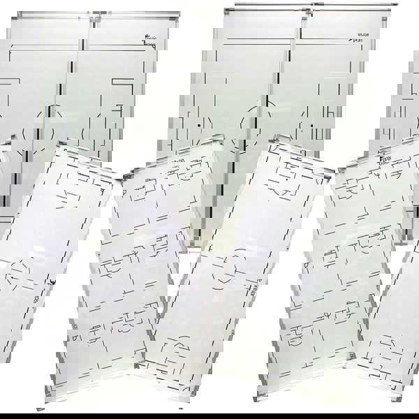 90 x 120cm Double Sided Folding Football Tactics Board - 27 Markers Dry Wipe Pen