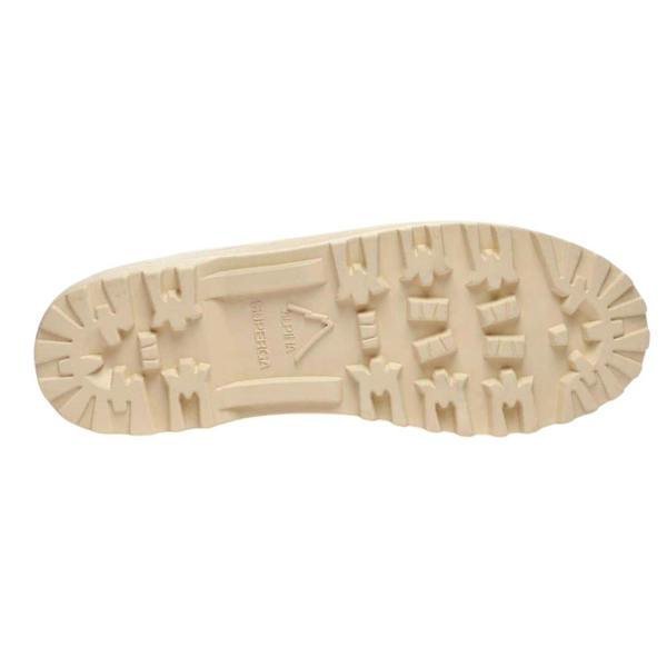 Superga Womens/Ladies 2341 Alpina Canvas Platform Boots - Raw Beige - 