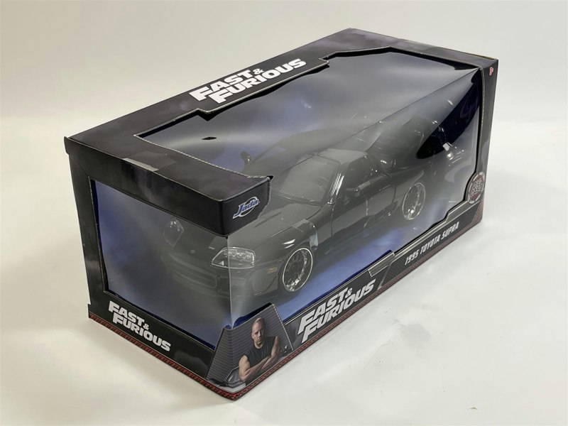 fast and furious 1995 toyota supra black 1:24 scale jada 3007