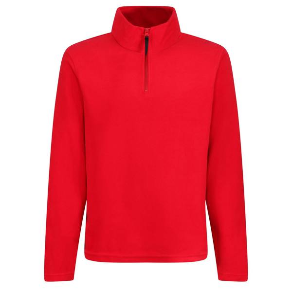 Regatta Professional Mens Micro Zip Neck Fleece Top - Classic Red - 