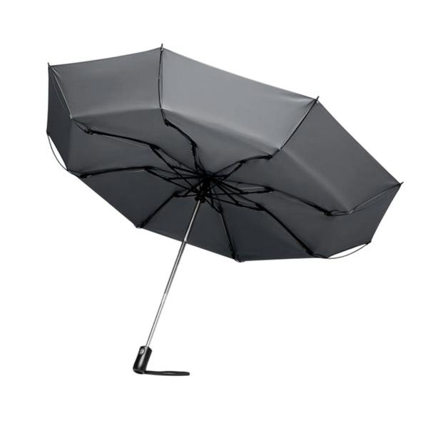 MidOcean Dundee Foldable Reversible Folding Umbrella - Grey - 