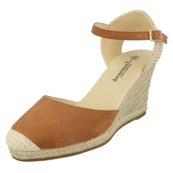 Savannah Ladies Savannah High Wedge Espadrilles