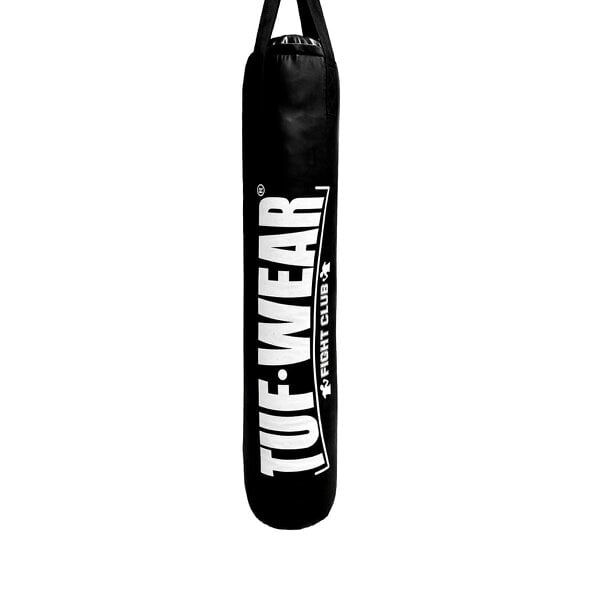 Tuf Wear Punch Bag Black Large Vertical Logo 5FT (153 CM)