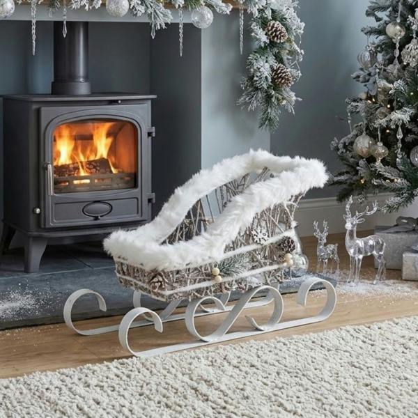 Garden Greatness Wonderland Frosted Christmas Sleigh Display