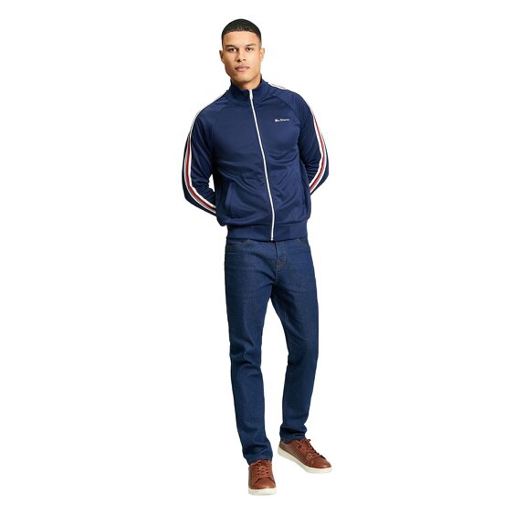 Ben Sherman Mens House Taped Track Top - Dark Navy