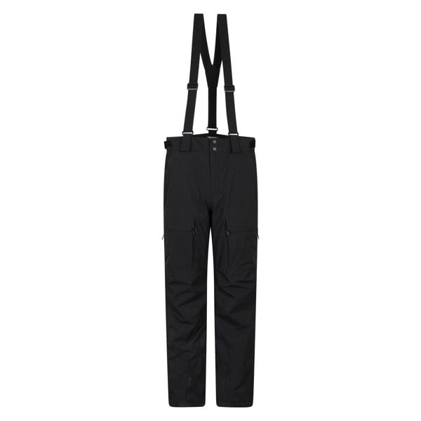 Mountain Warehouse Mens Ariel Waterproof Cargo Pocket Ski Trousers - Black