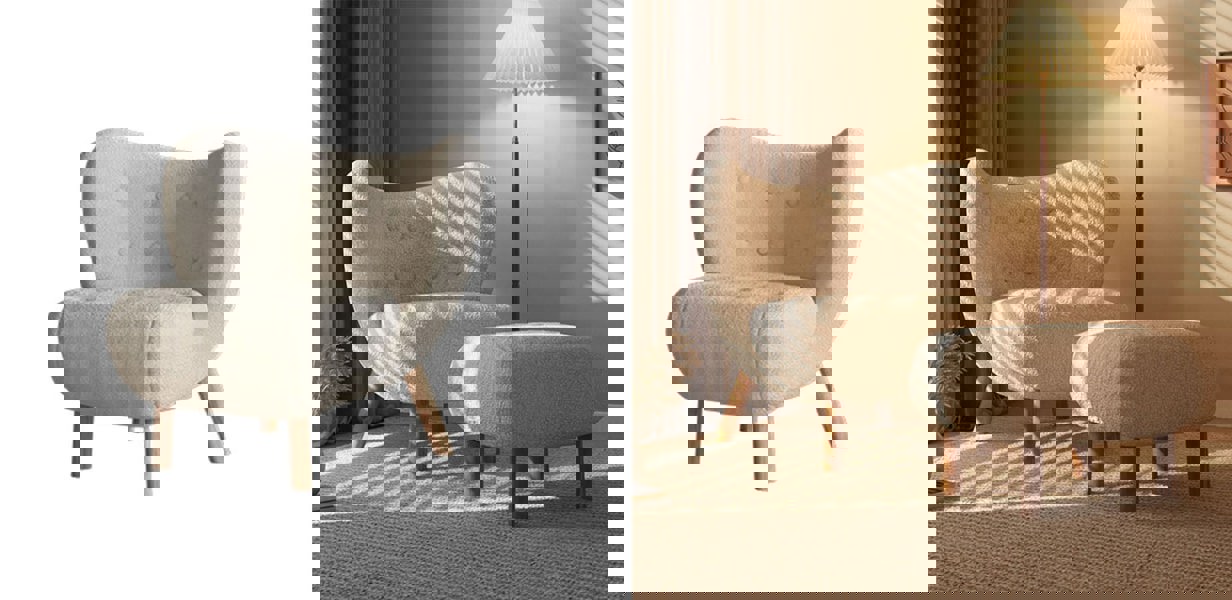 SweetHome Winni Armchair, Boucle-Ritconcept-Rit Concept