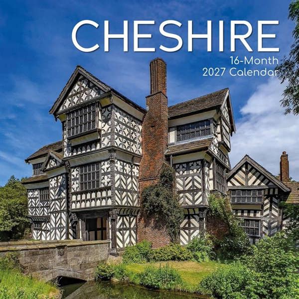 Cheshire Calendar 2027, Wall Calendars, Month To View, Travel, Gift