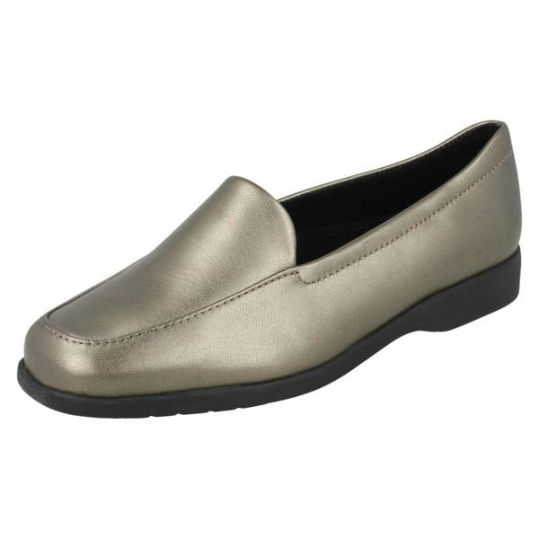 Clarks Ladies Clarks Flat Loafer Style Shoes - Georgia