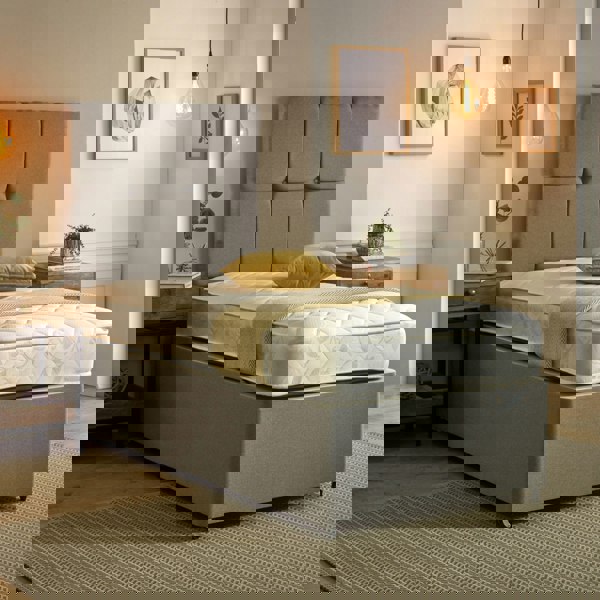 Starlight Beds Cooltouch Hybrid Shorty Mattress - 18cm Deep, Memory Foam & Coil Spring Support