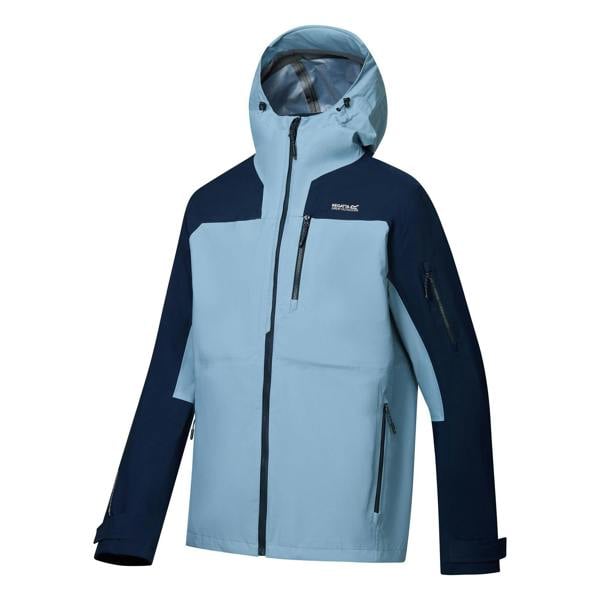 Regatta Mens Sacramento 3 in 1 Waterproof Jacket - Dusky Blue/Navy - 