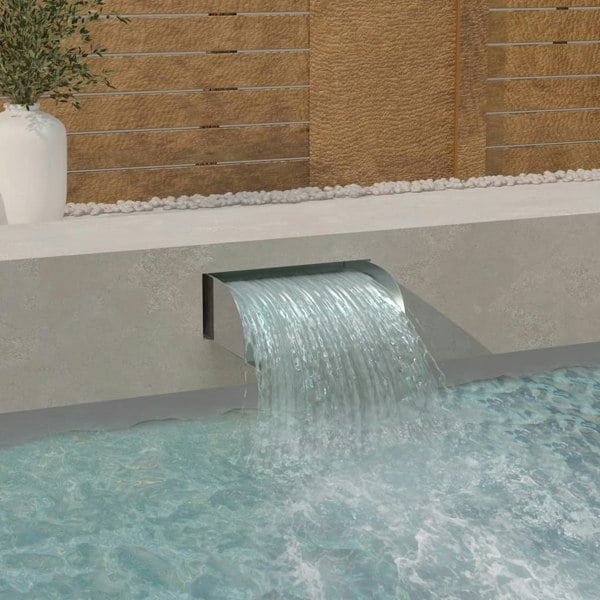 Berkfield Waterfall 45x34x14 cm Stainless Steel 304