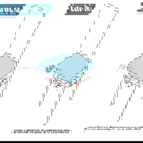 Anyhouz Chair Cover Plain Black Stretch Seat Cover for Home Dinning Kitchen Washable Removable