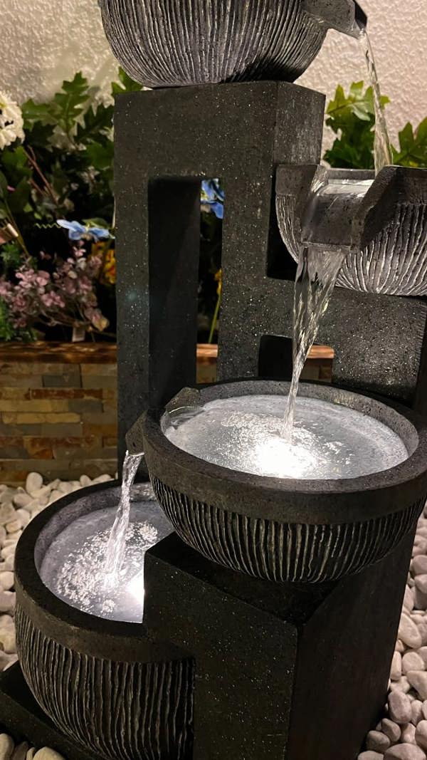 Tranquillity Water Features Mirage Cascade Contemporary Water Feature