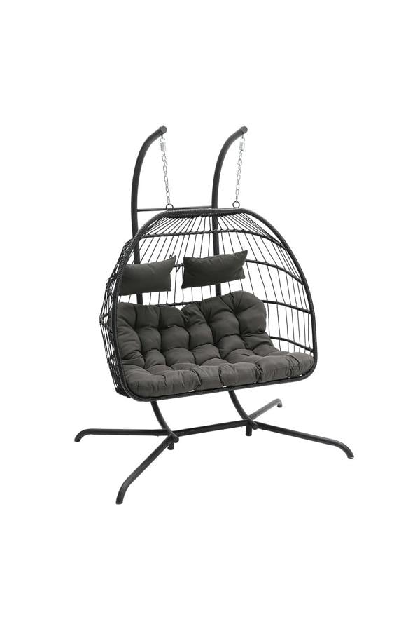 Living and Home 2-Seater Outdoor Hanging Egg Chair