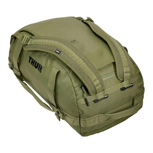 Thule Chasm 40L Duffel Bag Olivine Green Travel Gym Luggage Backpack Recycled