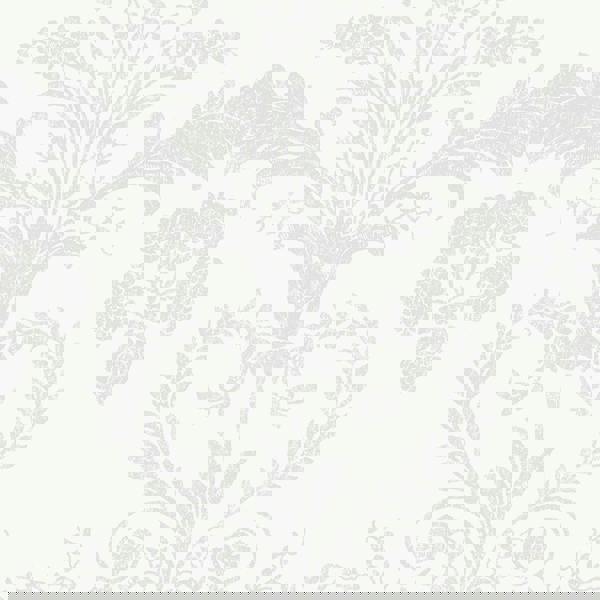 Laura Ashley Josette Wallpaper - Metallic Silver - 10m