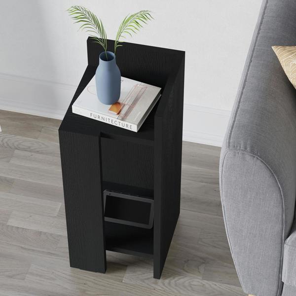 Decortie Elos Modern Narrow Bedside Table Right Module 25x25x60cm