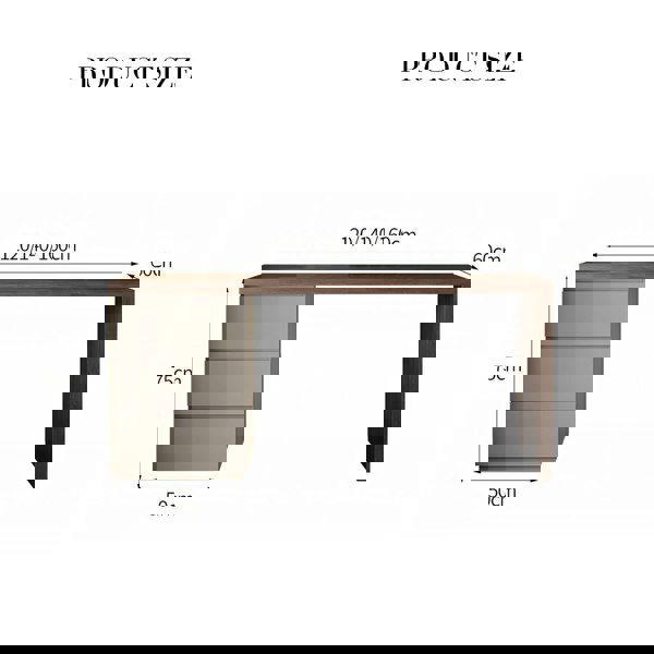 Jamal Office Desk With Storage & Office Chair, Solid Wood with black home office desk