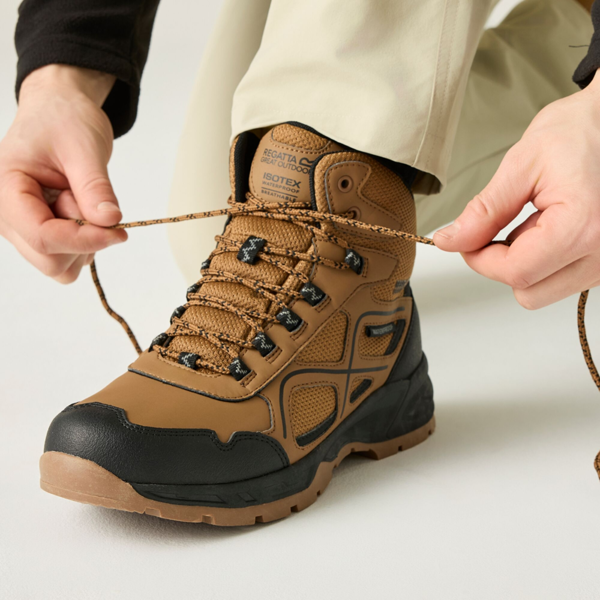 Regatta Mens Vendeavour Walking Boots - Saddle Brown