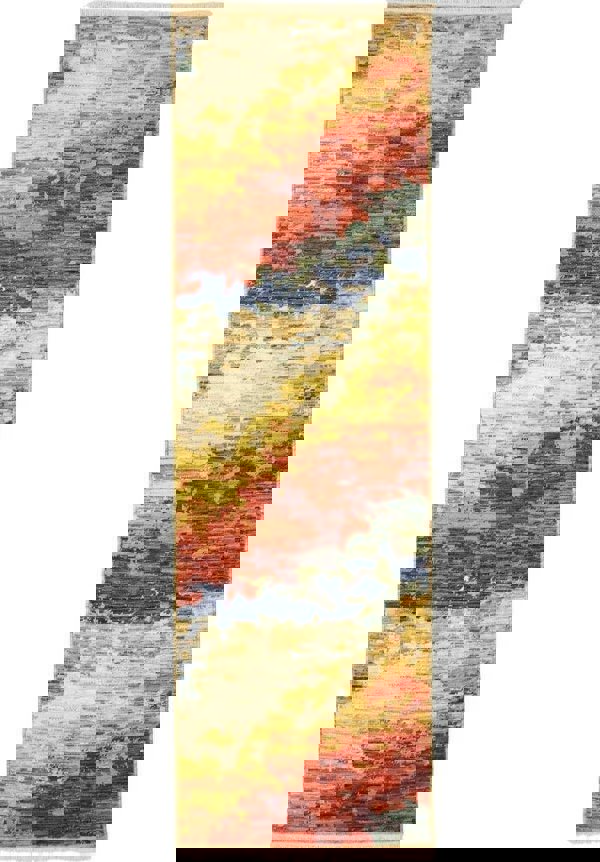 Nomad Abstract Wool-Blend Rug – Multicolour