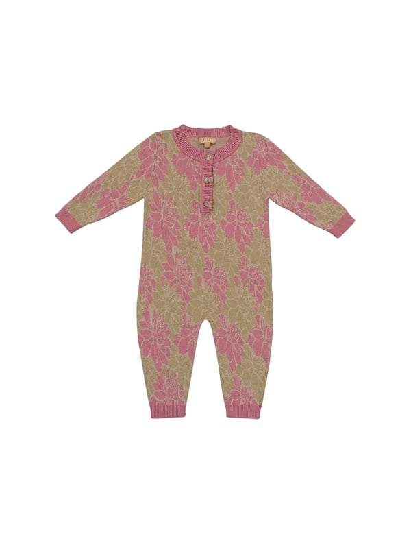 BALOU Baby Floral Knit Romper