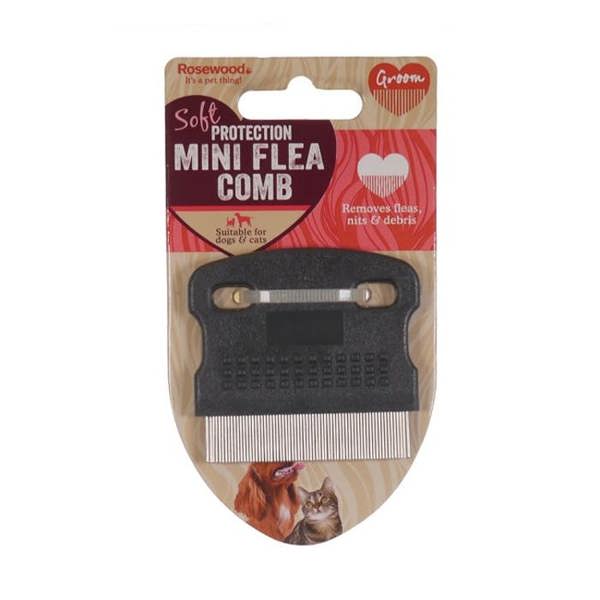 Rosewood Soft Protection Flea Comb