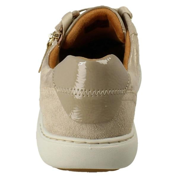 Clarks Ladies Clarks Leather Trainers Nalle Zen