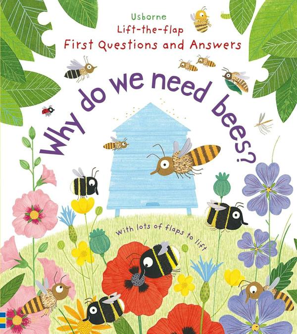 Usborne Lift-The-Flap First Questions and Answers 4 Books (Where Do Babies Come From?, What are Feelings?, Why do we need Bees?, Why do things Die?)