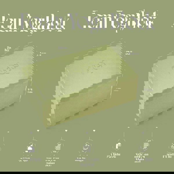 Myga Foam Yoga Block - 6 Colours Available