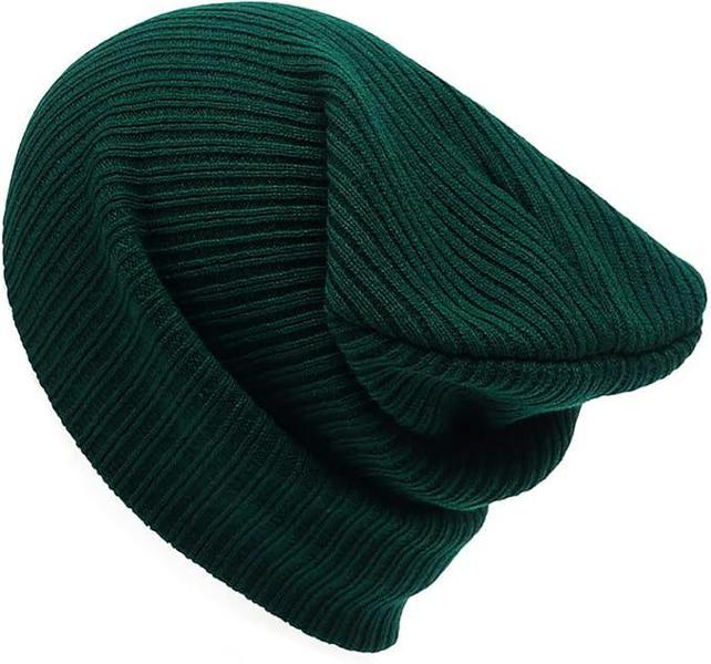 ATEK Unisex Knitted Winter Beanie Hat One Size Green