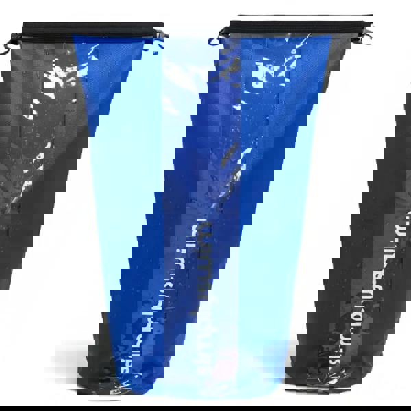 Simpy Swim large dry bag - 10L blue waterproof with clear panel