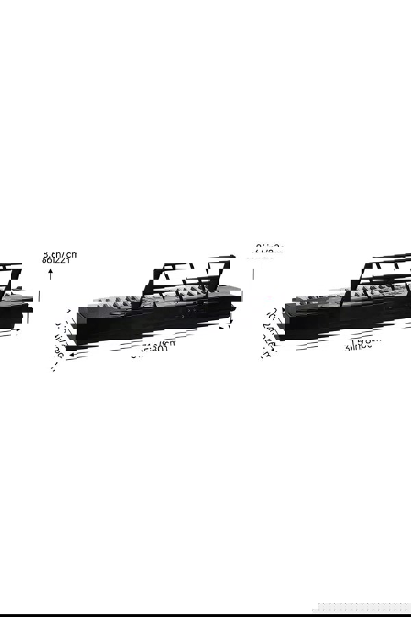 Living and Home 61-Key Portable Electronic Keyboard with Follow-the-Light Keyboard