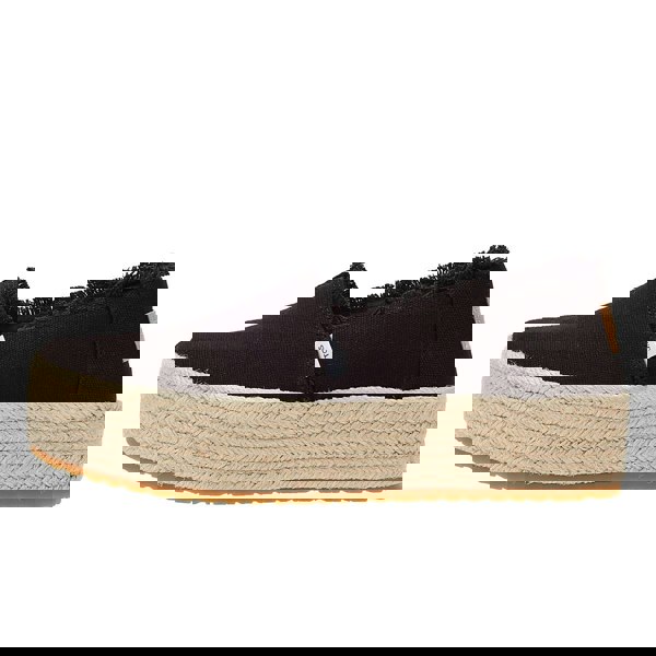 TOMS Canvas Valcia Women's Black Espadrilles