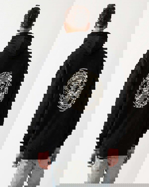 HUGO Duwrestie Mens Pullover Hoodie - Black 001