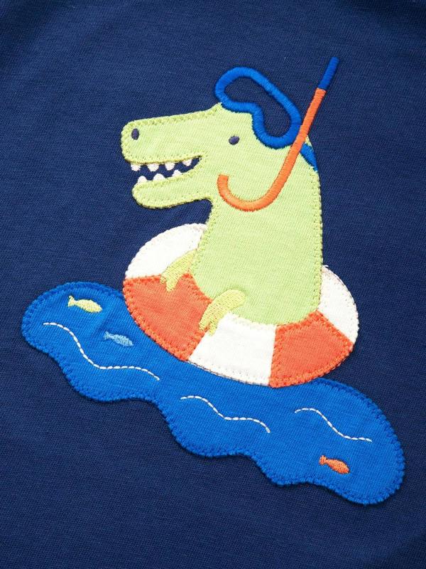 Kite Boys Organic Swim Time Dino T-Shirt