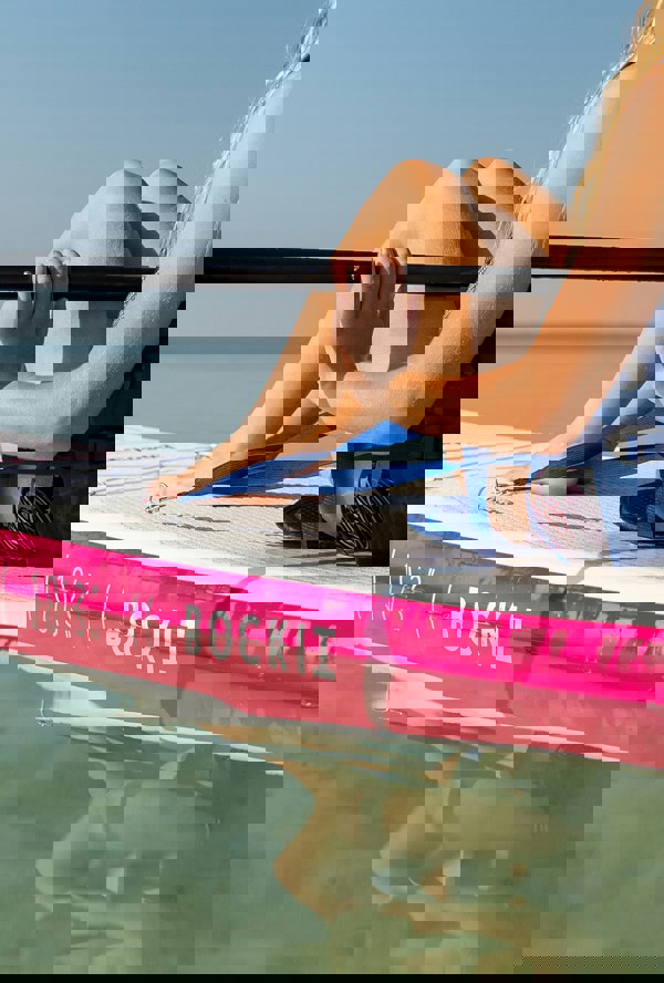 Aquaplanet ROCKIT 10’2" Inflatable Paddle Board/Kayak Package - Pink