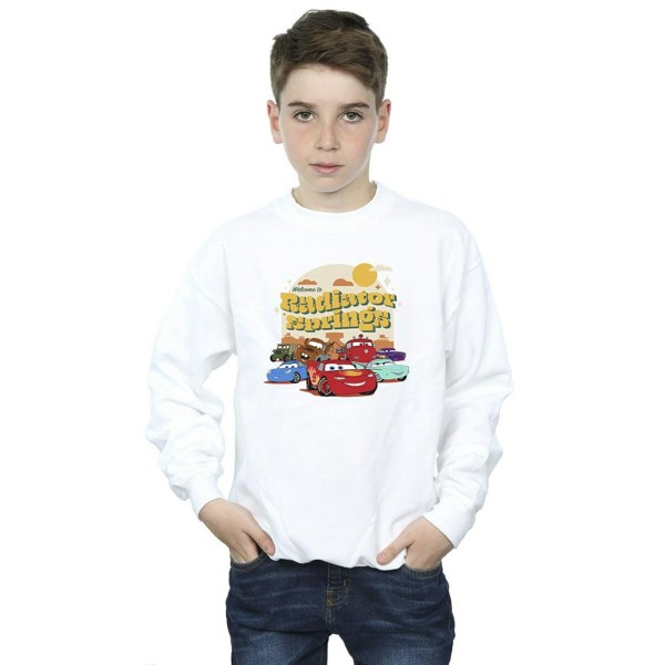 Disney Boys Cars Radiator Springs Group Sweatshirt - White