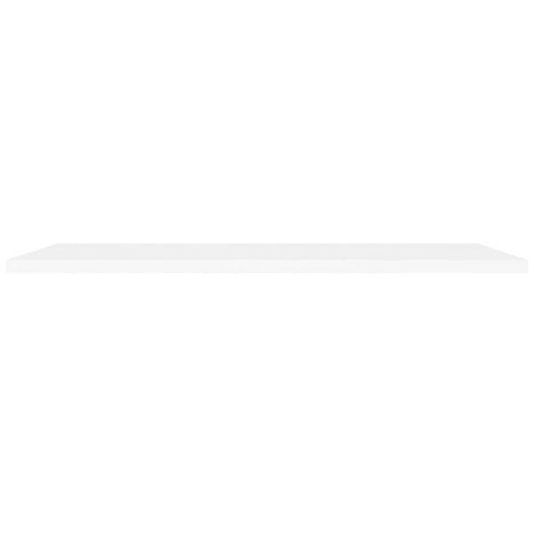 Berkfield Floating Wall Shelves 4 pcs White 120x23.5x3.8 cm MDF