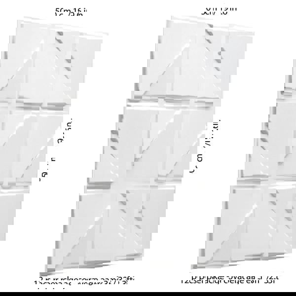 W3DPGAWA29 - Feline Eco Friendly 3D Wall Panels Decorative Tiles - 50x50 cm - 12 Boards (for 3 sqm2)