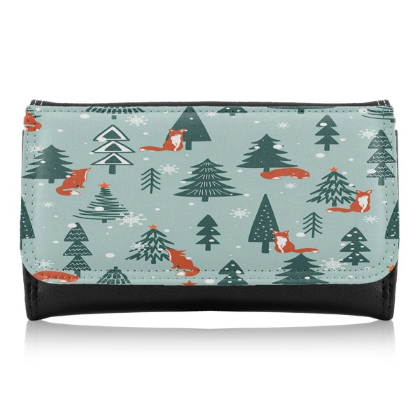 Benjamin Tate Design Fir-Trees Snow Dining Maxi Purse