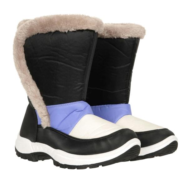 Mountain Warehouse Childrens/Kids Caribou Adaptive Snow Boots - Light Purple - 