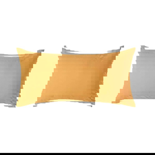 HOMESCAPES Crisp & Cool 200 TC Egyptian Cotton Percale Housewife Pillowcase, European Size