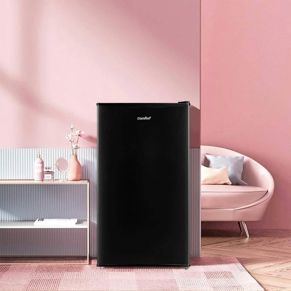 COMFEE Black/White 93L Small Fridge with Cooler Box Living and Home