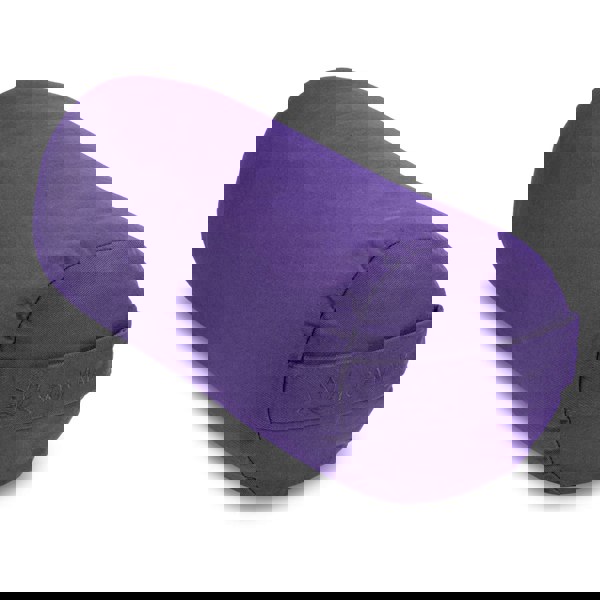 Fitness Mad Buckwheat Yoga Bolster - Purple