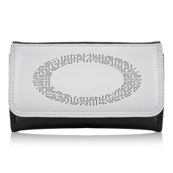 Benjamin Tate Design Abstract Technology Maxi Purse