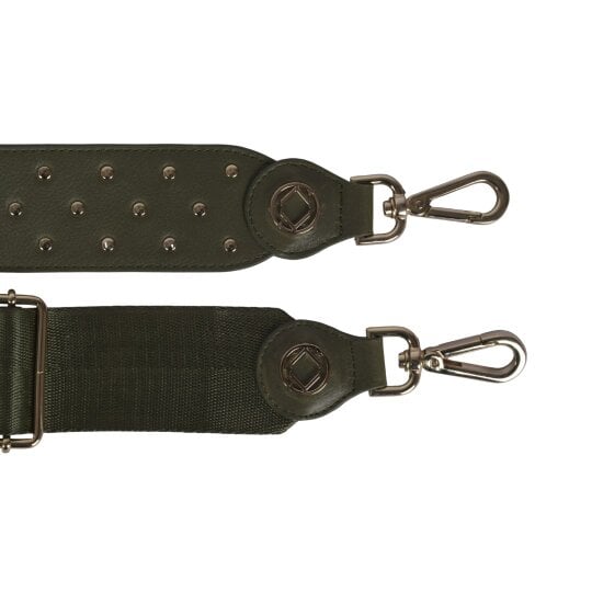 KeriKit England Stevie Studded Olive + Gold
