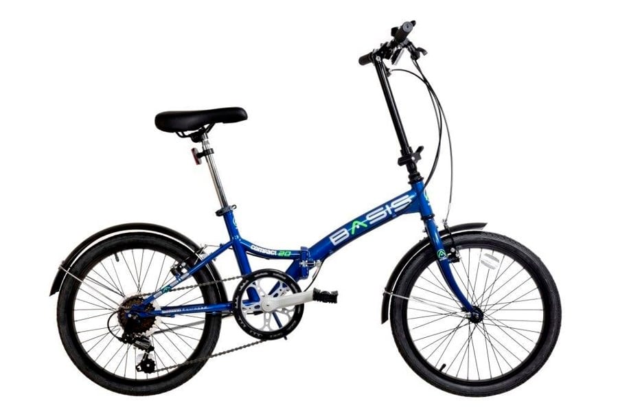Basis Compact 20In Folding Commuter Bicycle - Royal Blue